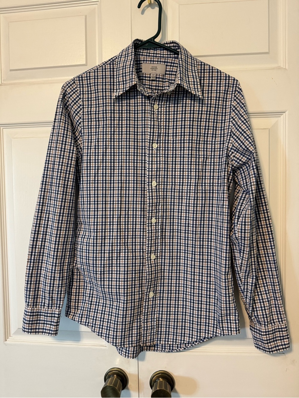 Jack Spade Classic Blue Check Long-Sleeve button down Shirt SP